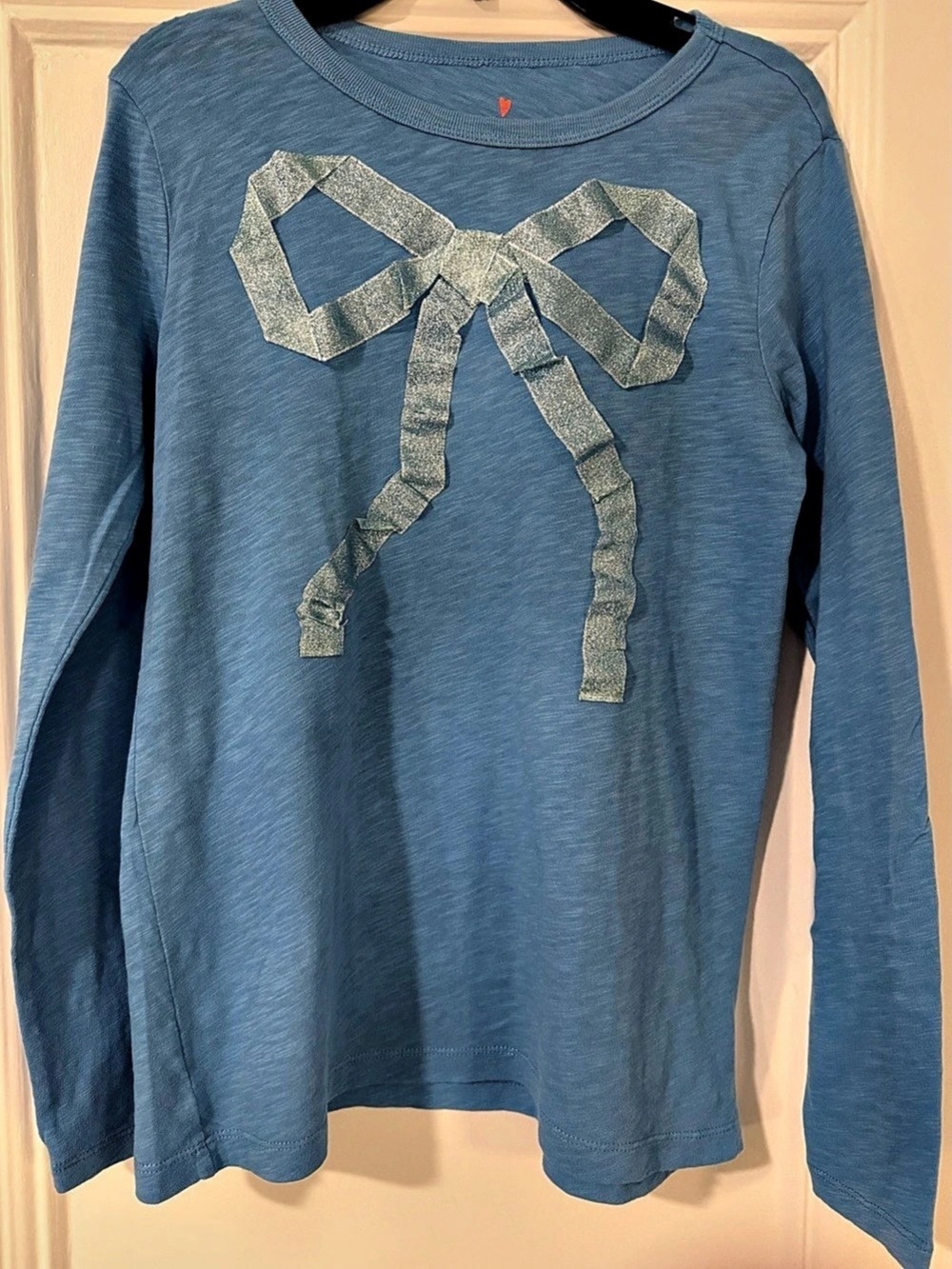 Crewcuts Girls Long Sleeve Bow Top Size XL NWOT